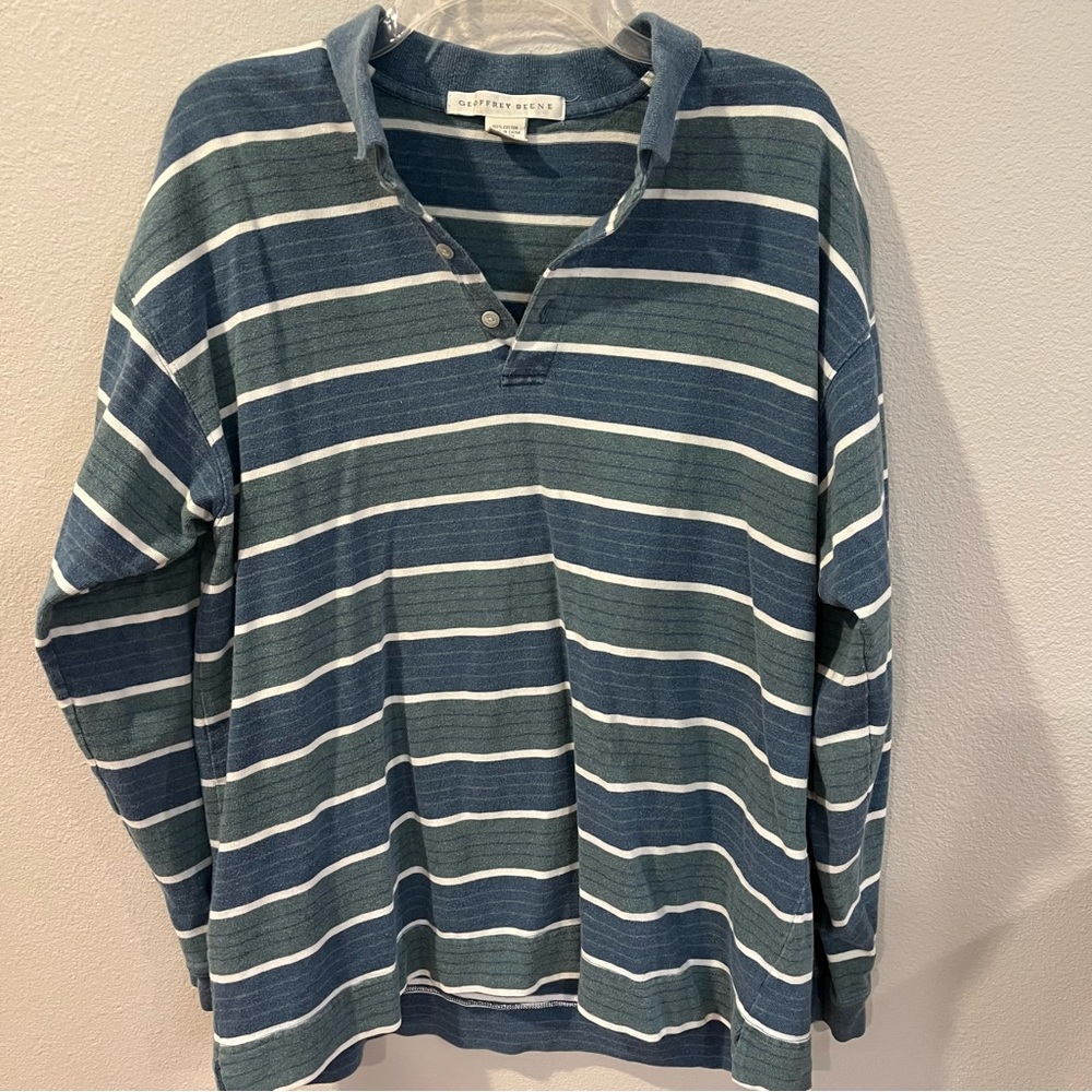 Vintage Men’s striped Rugby Shirt